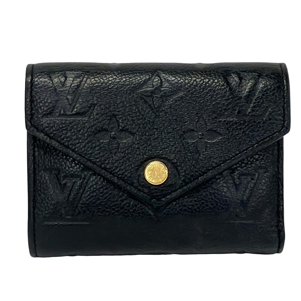 Louis Vuitton Portefeuille Victorine Monogram Empreinte Trifold Wallet M64060